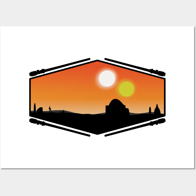 Tatooine - Where it all began Wall Art by thearkhive